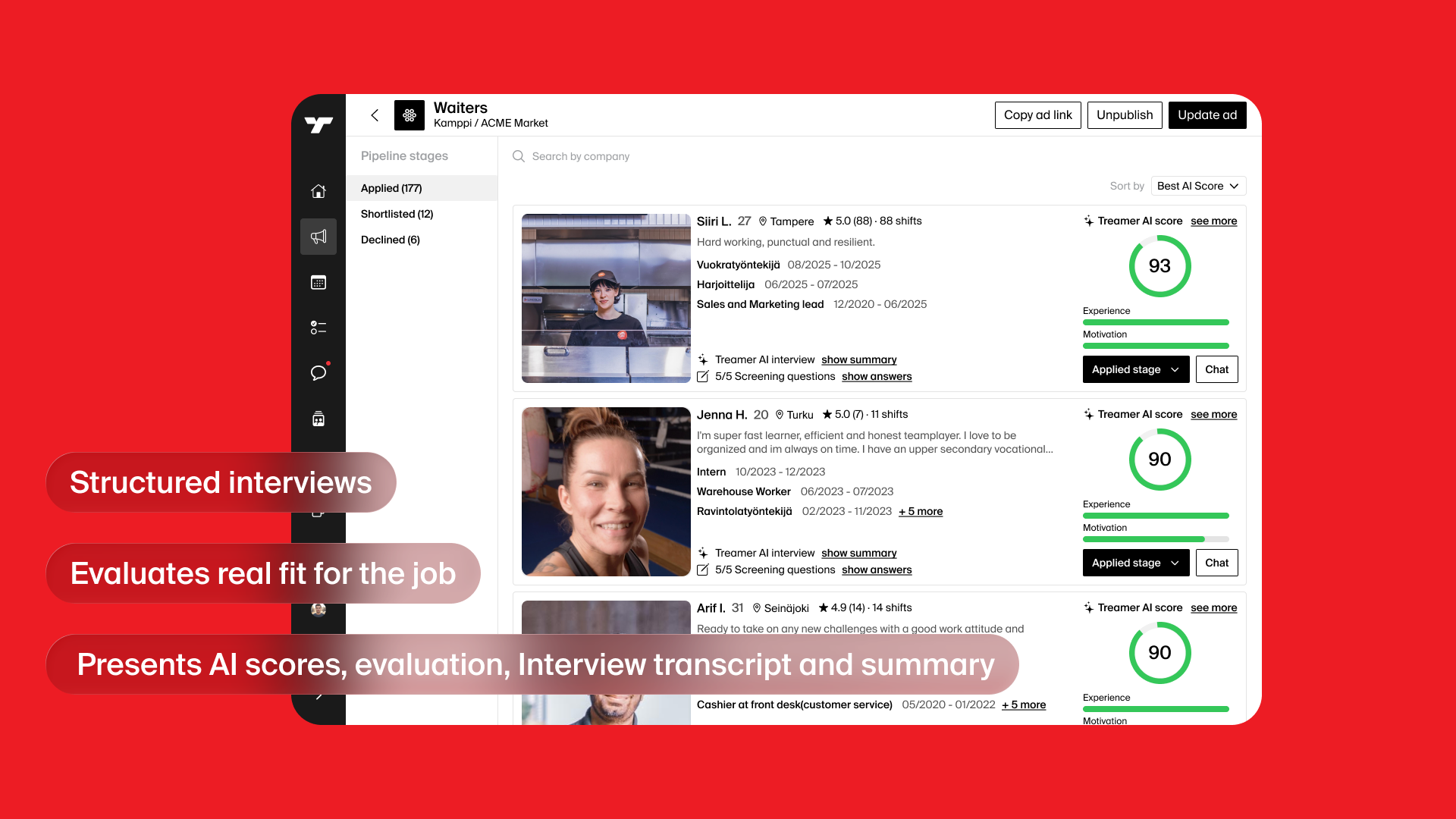 AI recruiter hero image