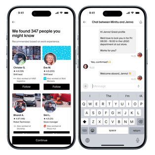 Direct messaging + your network-1