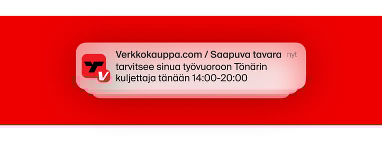 Saapuva tavara – Työntömastotrukin kuljettaja