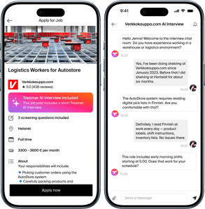 Verkkokauppa.com AI interview chat iPhonev3