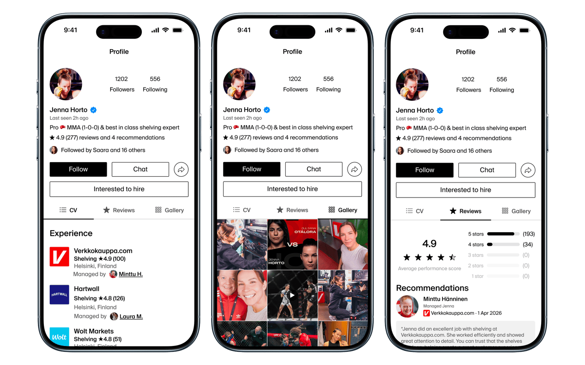 Your professional profile
